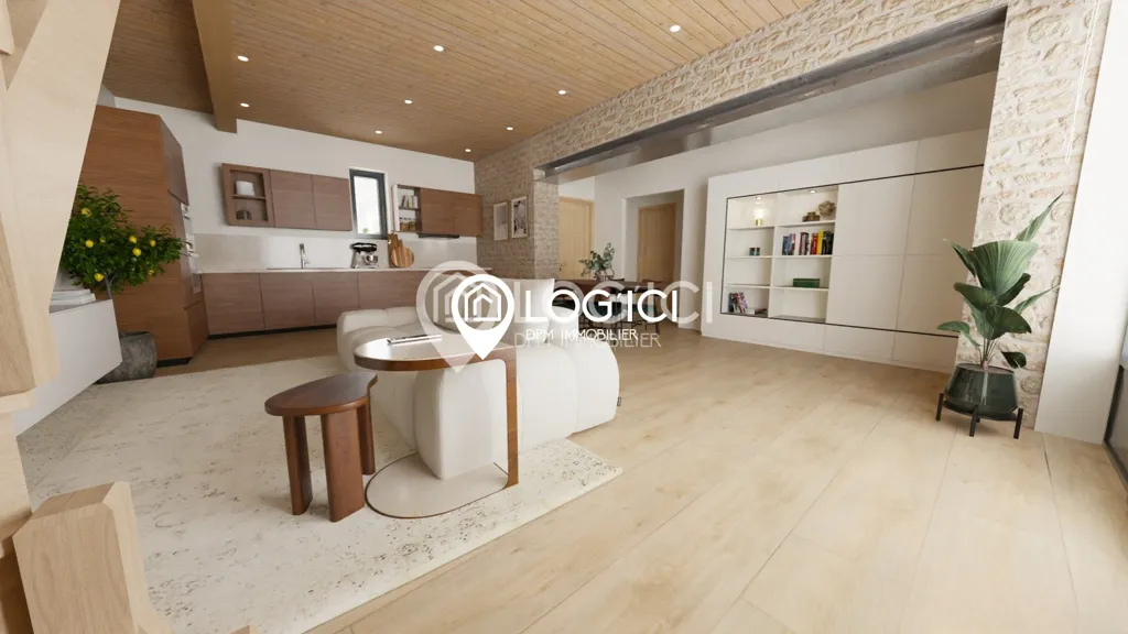 Séjour - Grange à Aménager en Maison T4/T5 à Billère
