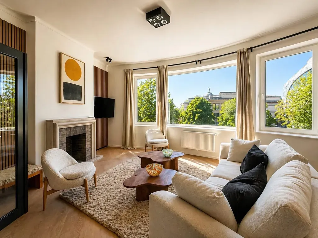 Elutuba - Characterful Apartment with Park View in Etterbeek