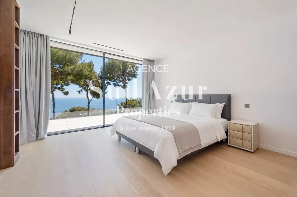Chambres - Villa Contemporaine avec Vue Mer à Èze