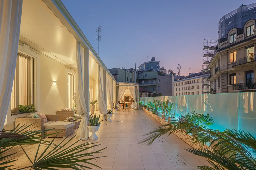 Terrasse - Penthouse with Panoramic Terrace in Milan