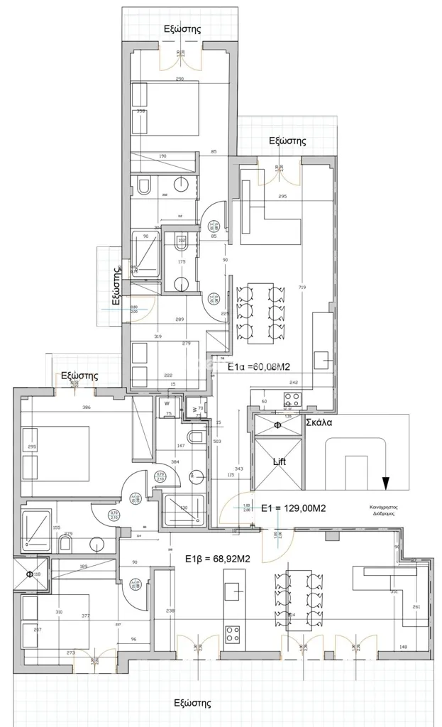 Appartement 4 pièces à GR