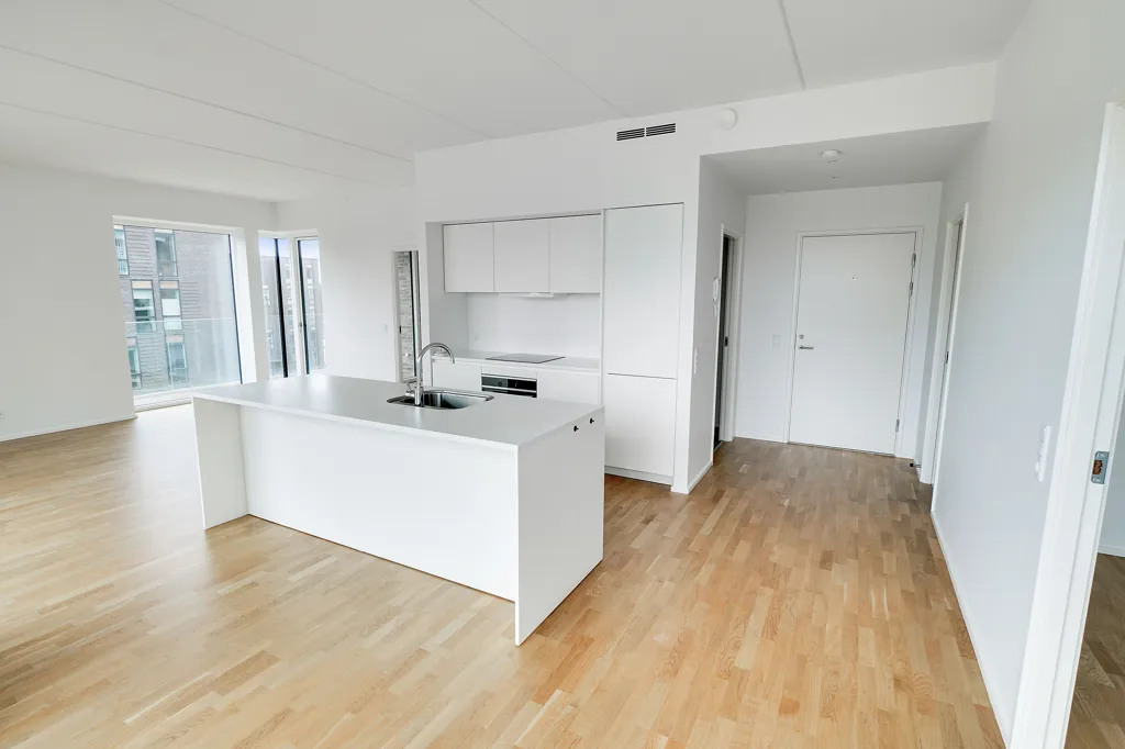 Köök - Apartment with Balcony in Irmabyen, Rødovre