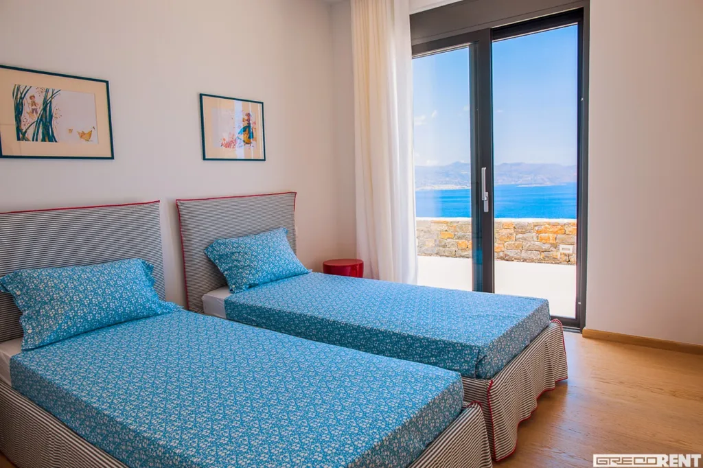Chambres - Villa with Infinity Pool in Istron, Crete