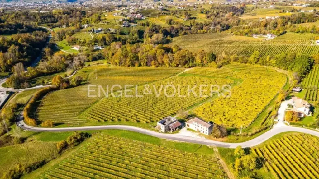 Vista aerea - Luxury Villa with Private Forest in Refrontolo