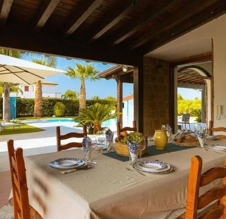 Terrasse - Luxury Villa with Pool in Campofelice di Roccella