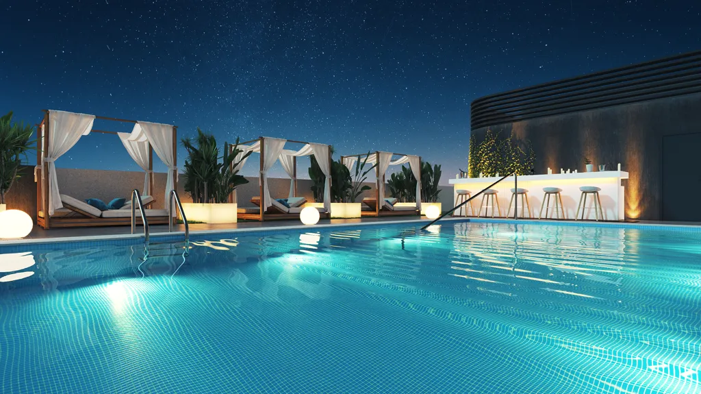 Bassein - Apartment with Rooftop Pool in Malaga