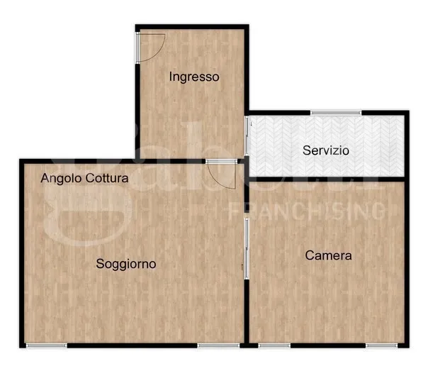 Plaan - Rustic 2-Bedroom Flat near Strada Nova, Venice