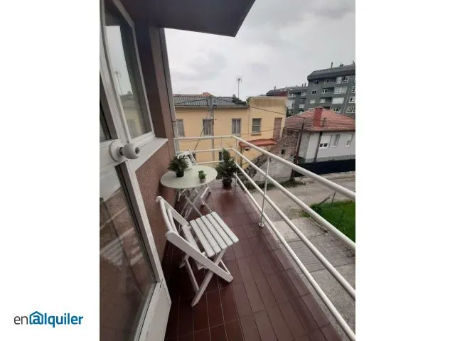 Balcony - Furnished Flat with Terrace in Fonteculler