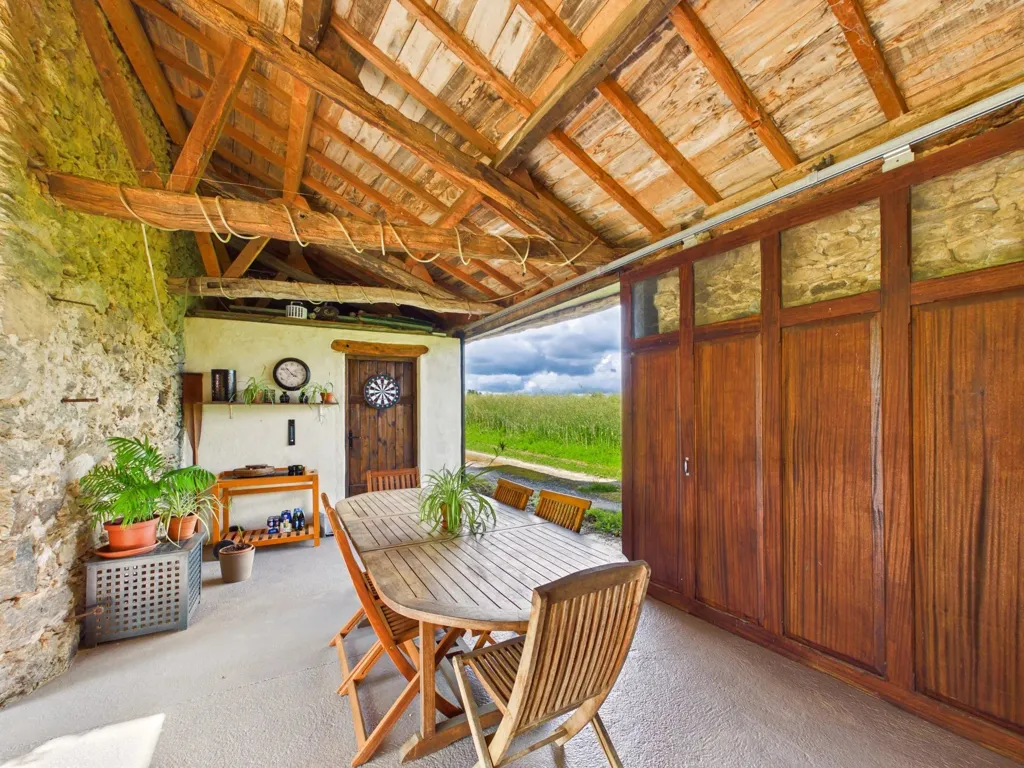 Terrass - Stone House with Pool in Mirandol-Bourgnounac