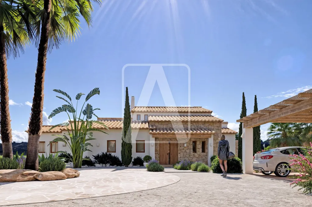 Välivaade - Rustic-Mediterranean Villa with Sea Views in Benissa