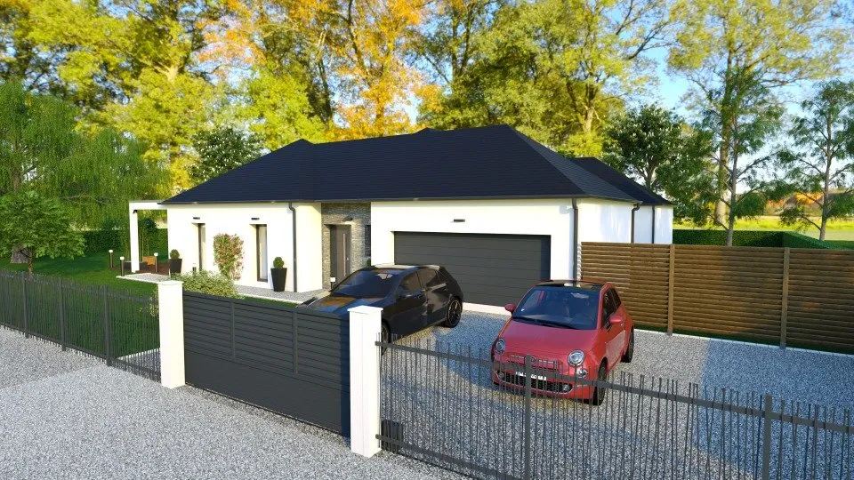 New Build House with Garden in Bourges