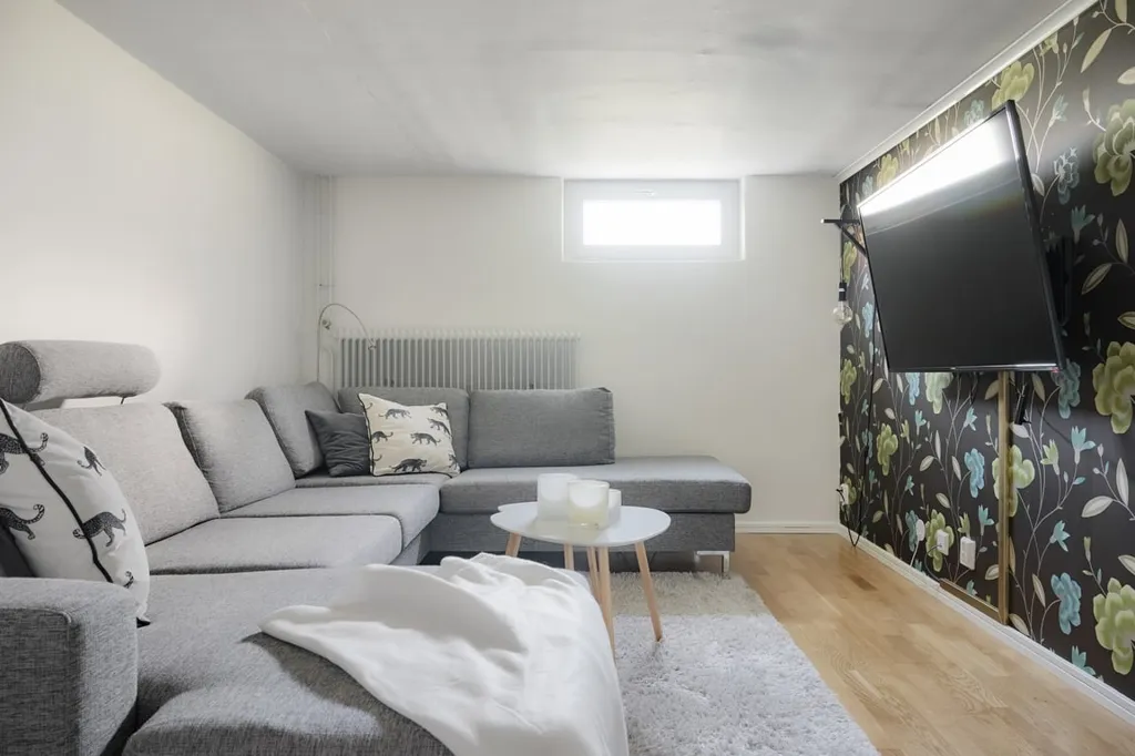 Living Room - Villa with Guest Apartment near Vättern