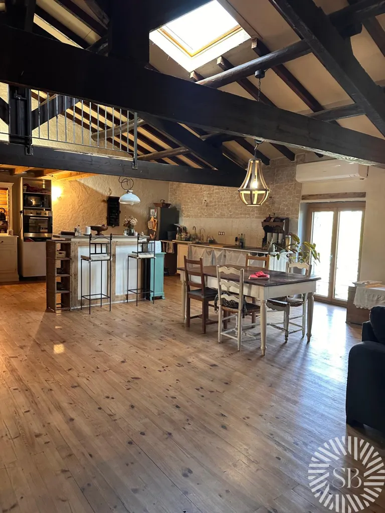 Dining Room - Authentic Mas with Large Garden in Noves