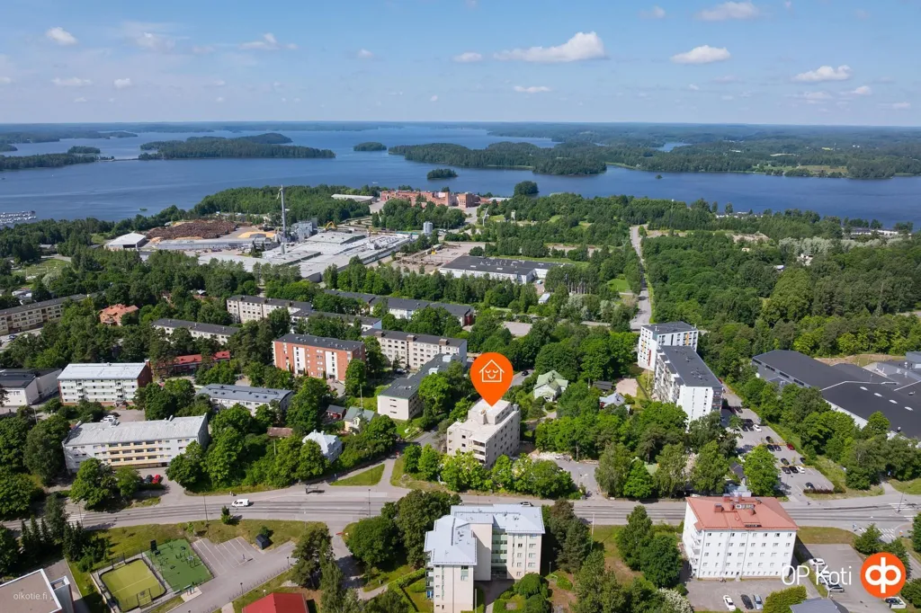 Vue aérienne - Modern Apartment with Sea View in Lohja Centre