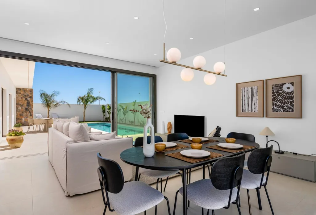 Söögituba - Newly Built Villa with Pool in Los Alcázares