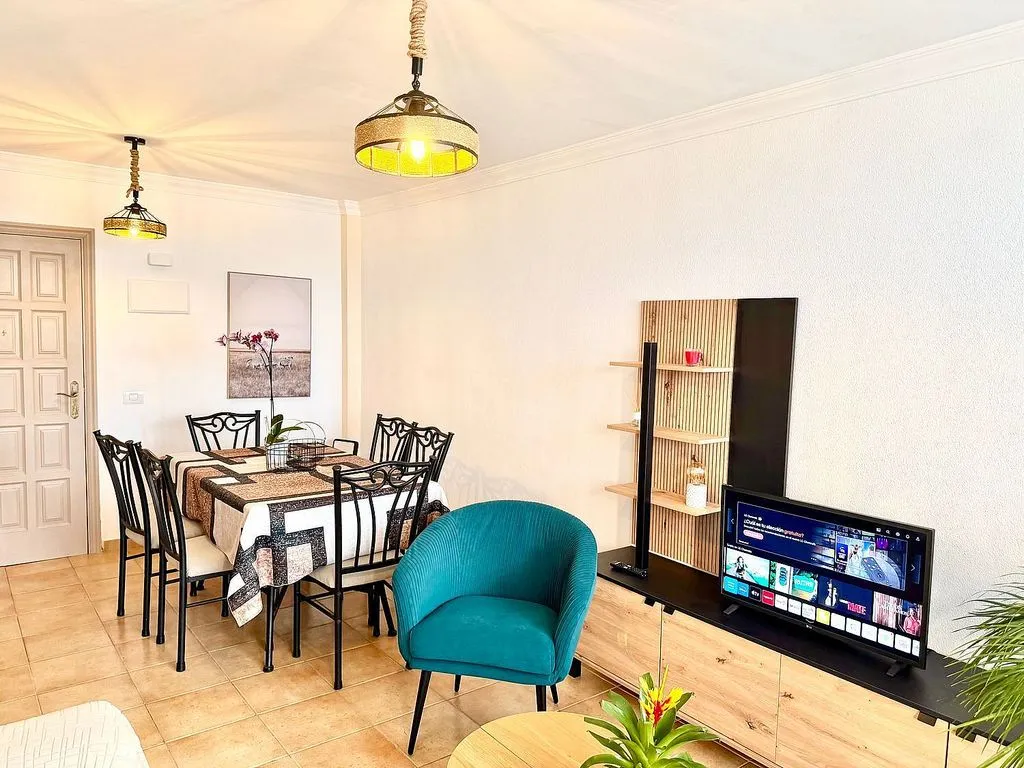Dining Room - Duplex with Sea View in San Cristóbal de La Laguna