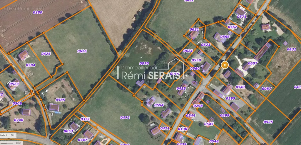 Õhuvaade - Constructible Plot with Garden in Frênes-Tinchebray