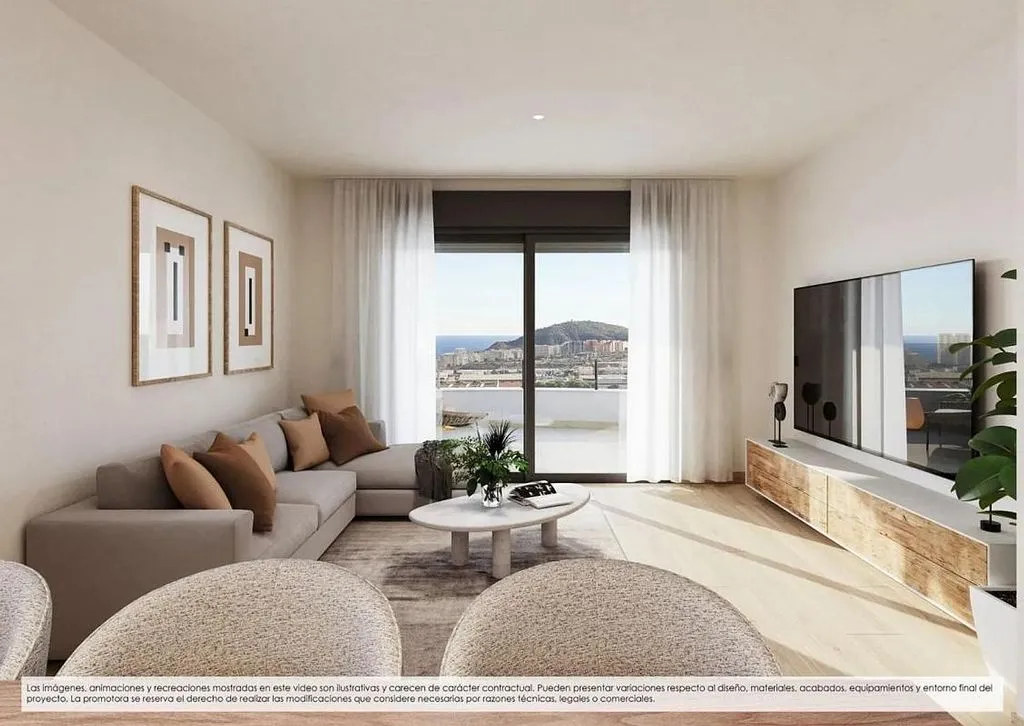 Séjour - Apartment with Pool and Terrace in Finestrat