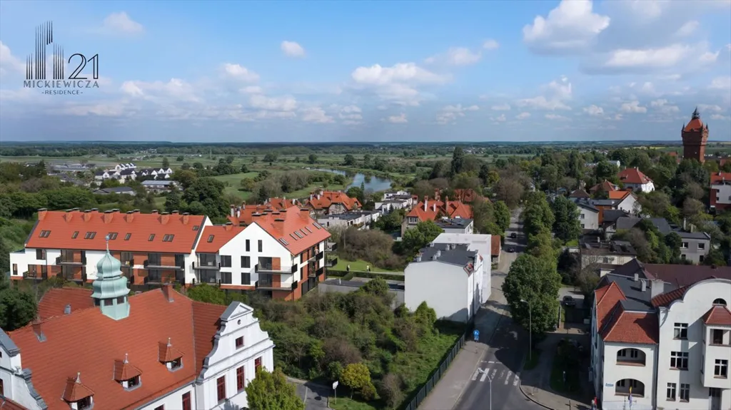 Vista aérea - Apartment with Balcony in Śrem