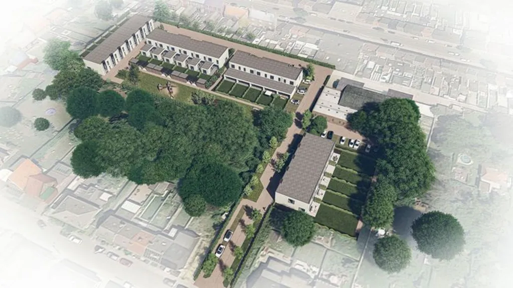 Aerial - Modern New Build with Private Garden in Mechelen