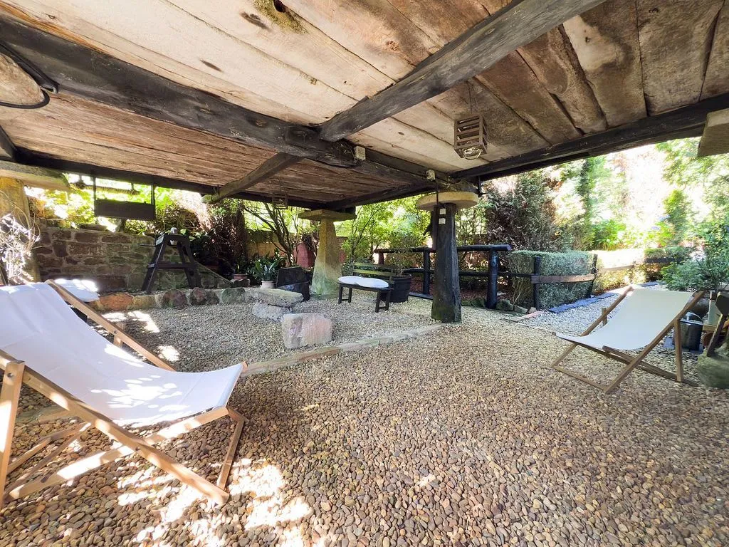Terrasse - Rural House with Garden in Lugás