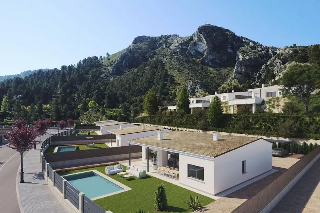 Extérieur - Contemporary Chalet with Pool in Penàguila