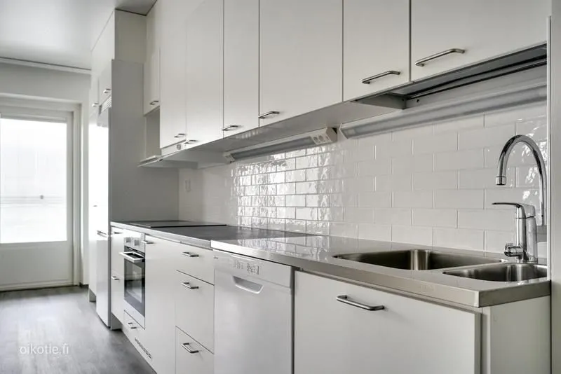 Cuisine - Modern Apartment with Balcony in Finnoo, Espoo