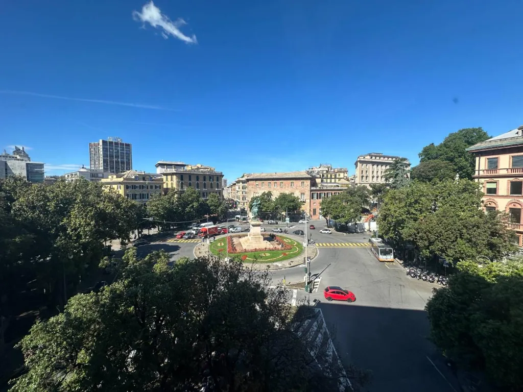Luxury Apartment with Piazza Corvetto View in Genoa