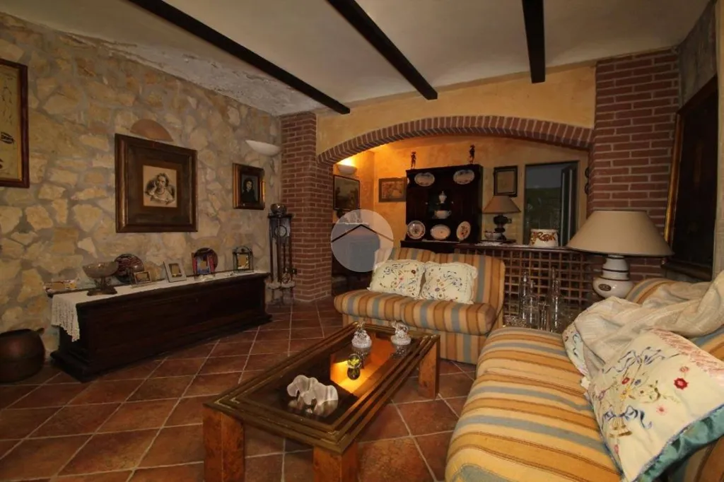 Séjour - Semi-Detached House with Panoramic View in Sommariva Perno