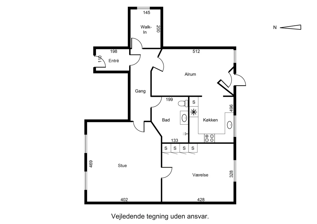 Plan - Apartment with Dishwasher in Quiet Street
