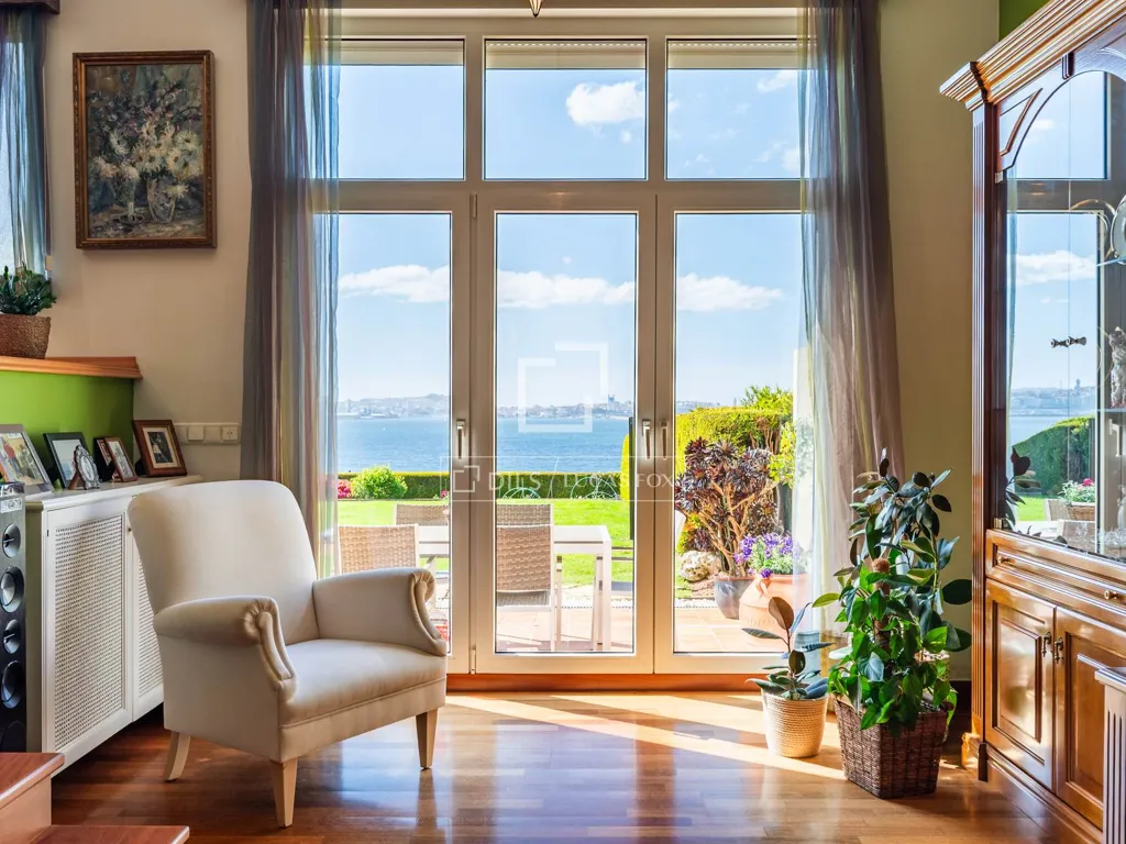 Séjour - Terraced Villa with Sea Views in Lians, A Coruña