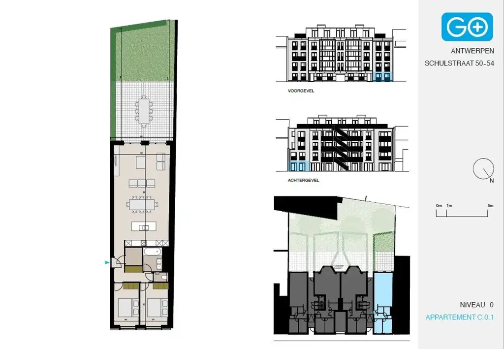 New Build Apartment with Garden in Antwerp