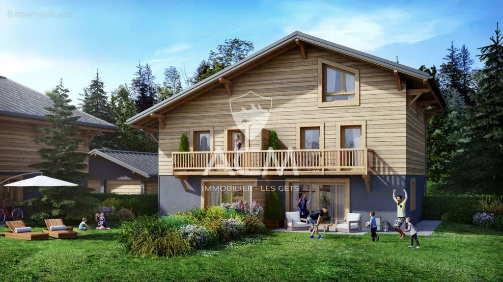 Extérieur - Chalet avec Piscine dans le Domaine de l'Ardoise à Morzine