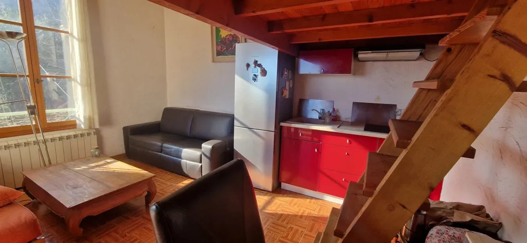 Séjour - Maison des Années 1930 avec Vue Mer à Grasse