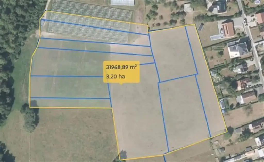 Plaan - 9 Agricultural Plots in Roosdaal