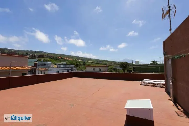 Terrasse - Furnished Apartment with Teide Views in Tacoronte