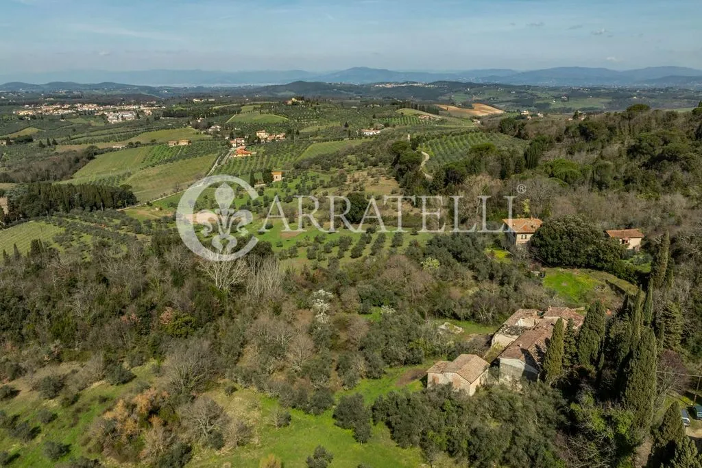 Vista aerea - Rustic Complex with Olive Grove in San Casciano
