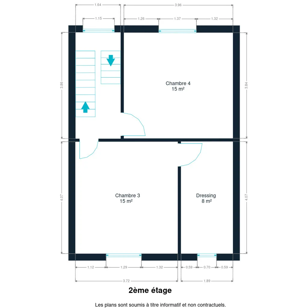 Plan - Maison Familiale de 4 Chambres avec Jardin à Forest