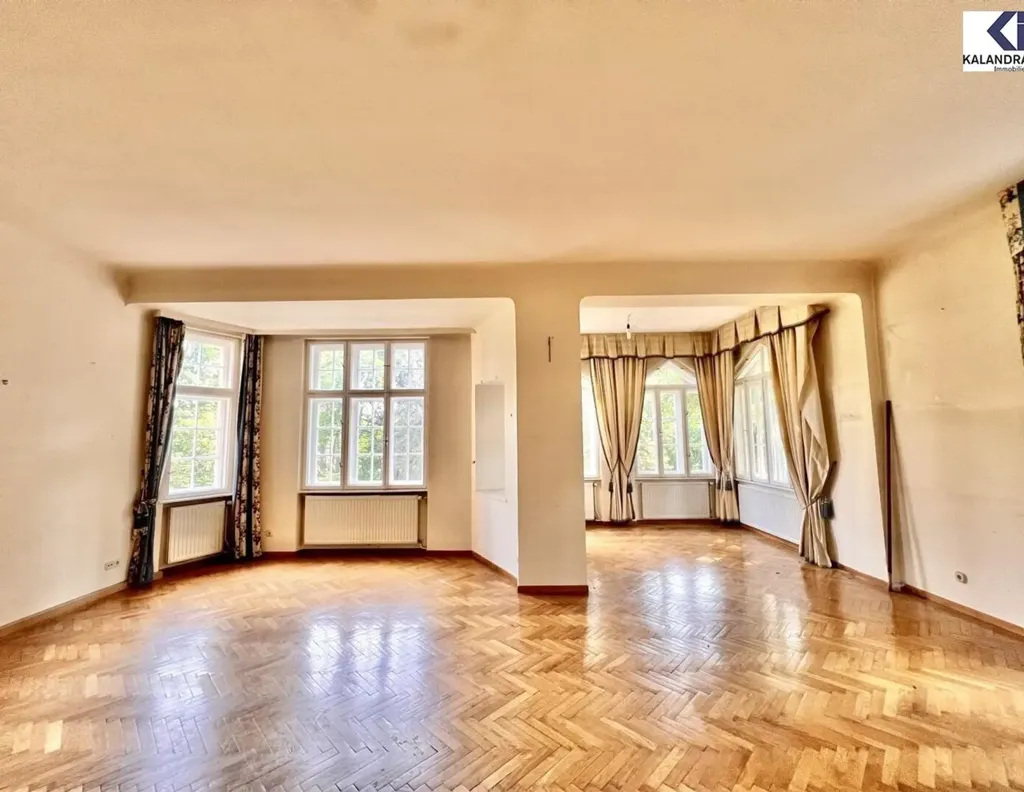 Living Room - Classical Altbau Villa with Terrace in Gersthof