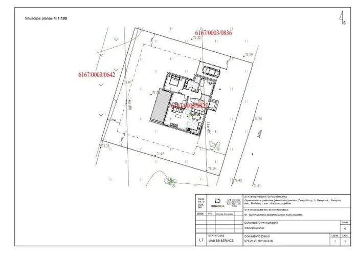 Plaan - Plot for House Construction in Reivyčiai