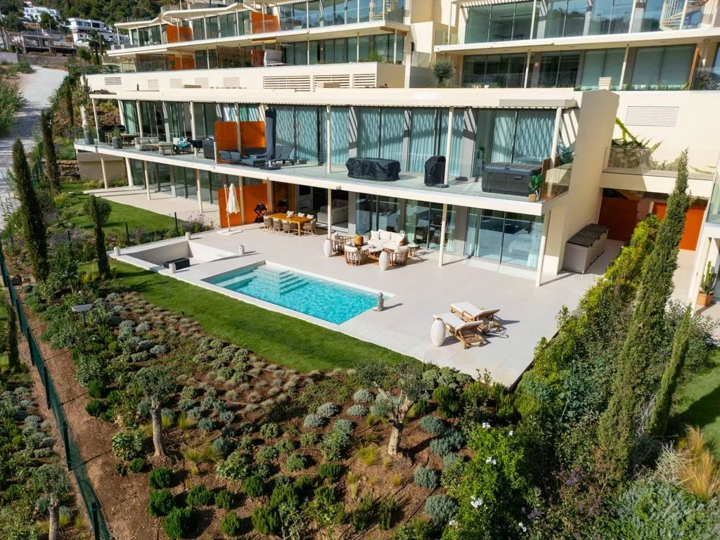 Aerial - Luxury Apartment with Sea View in Mijas