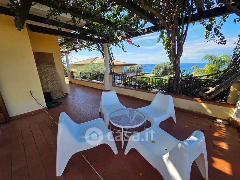 Terrasse - Villa with Sea View and Pool in Diamante