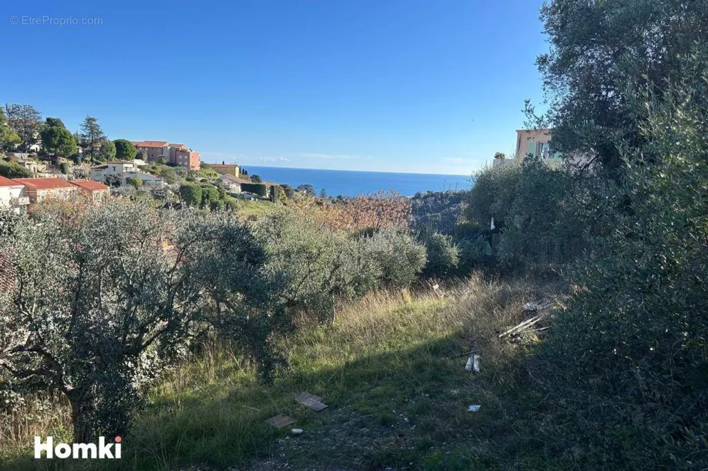 Garden - Buildable Plot with Sea View in Nice Bellet
