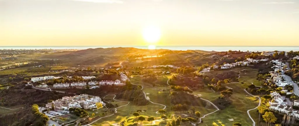 Vue aérienne - Luxury Penthouse with Pool in Mijas