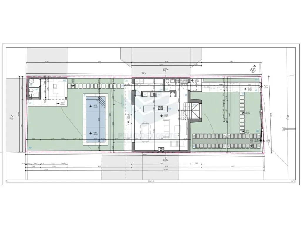 Plan - Contemporary Duplex with Pool in Azeitão