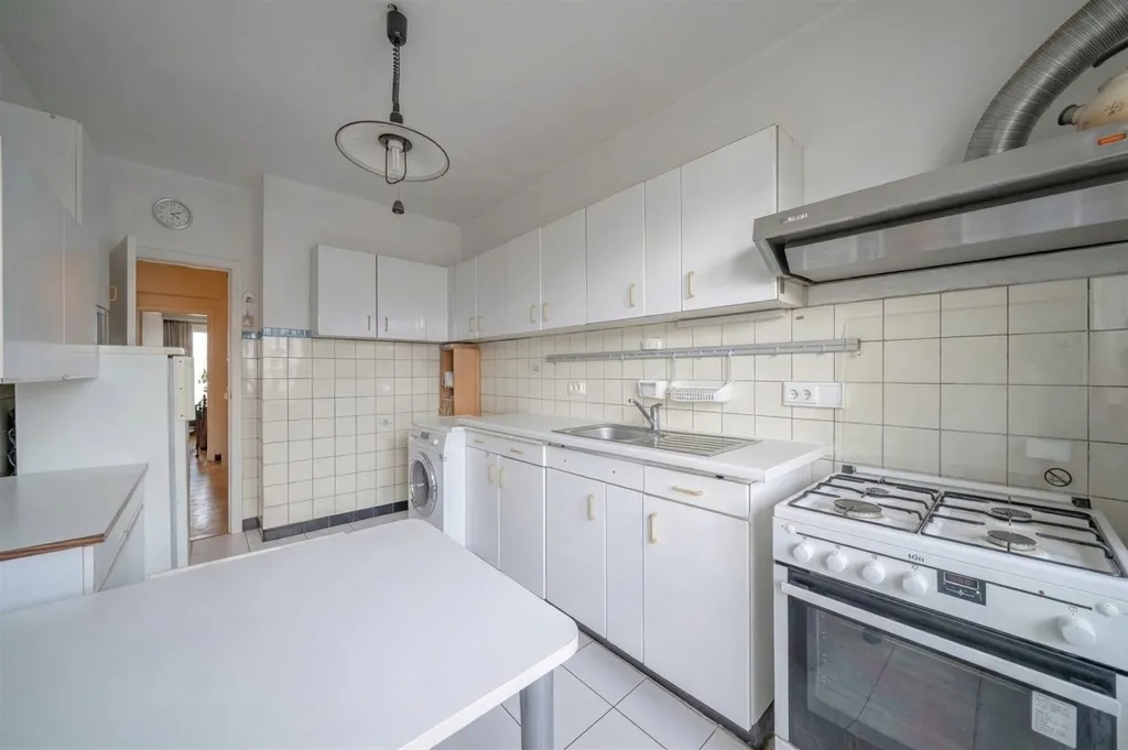 Cuisine - Appartement avec balcon à Schaerbeek