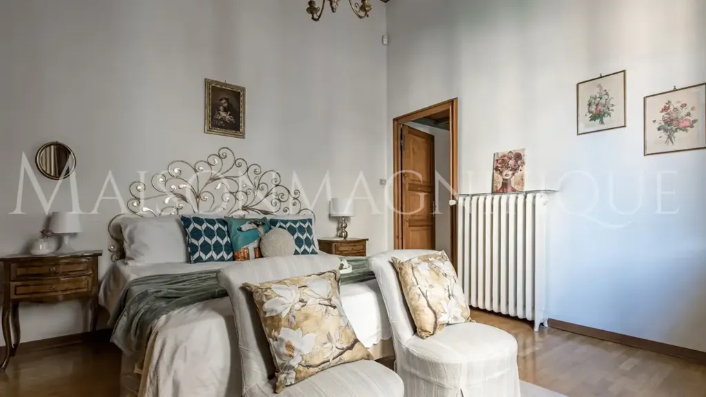 Bedrooms - Historic Apartment with Views in Bologna Centre