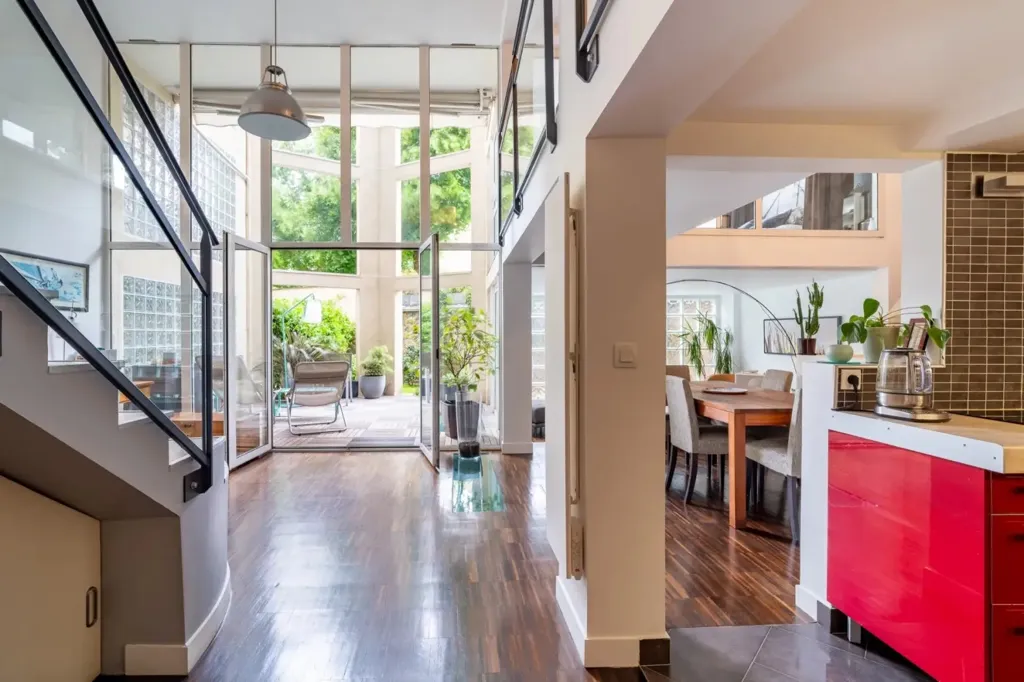 Cuisine - Loft avec Jardin Privé au Quartier des Philosophes à Asnières
