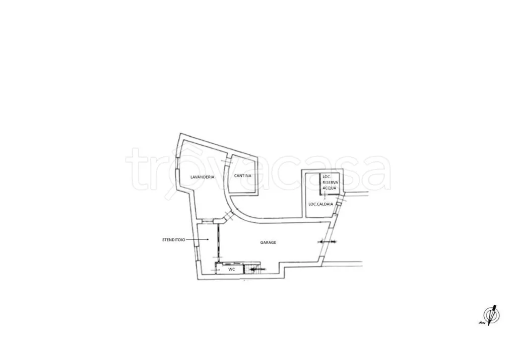 Plan - Villa with Private Garden in Perugia