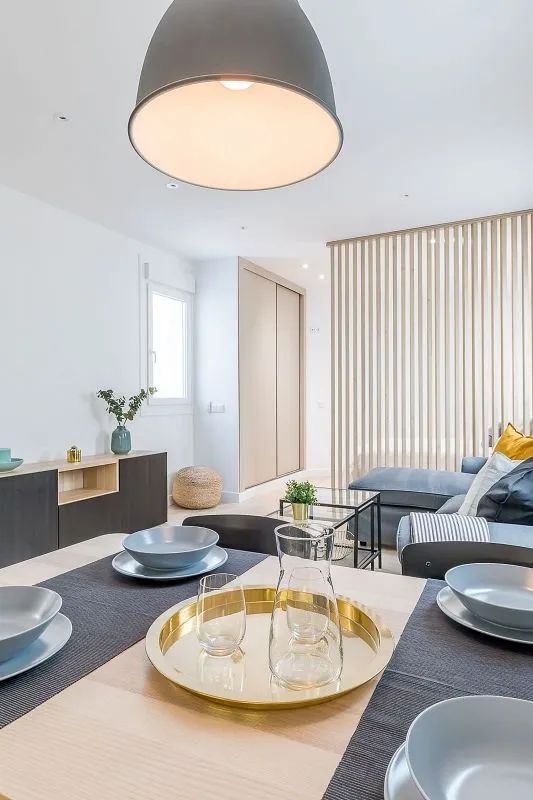 Dining Room - Modern Studio with Air Conditioning in Salamanca
